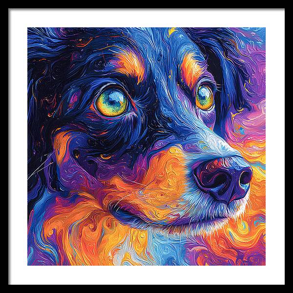K9 Kaleidoscope - Framed Print