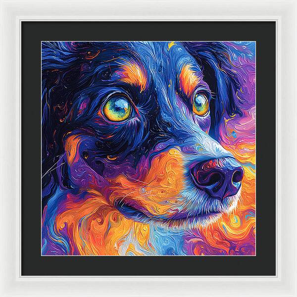 K9 Kaleidoscope - Framed Print
