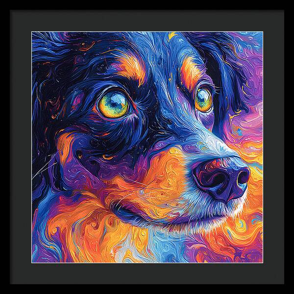 K9 Kaleidoscope - Framed Print