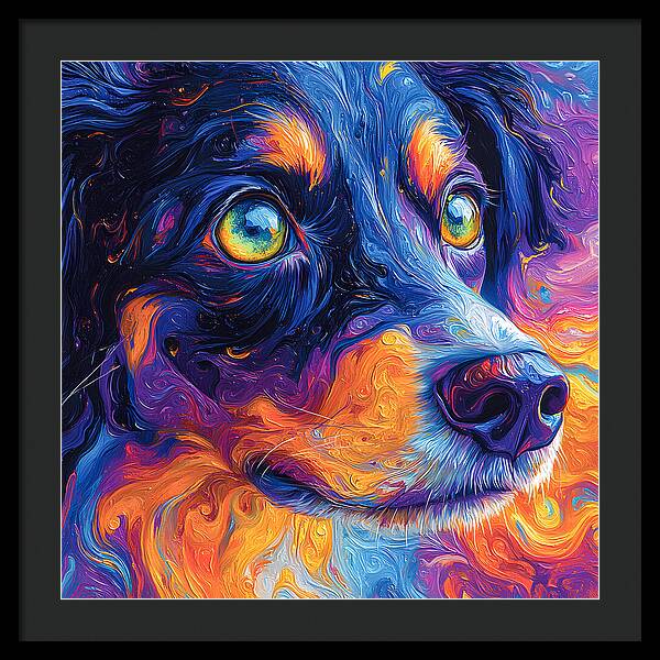 K9 Kaleidoscope - Framed Print