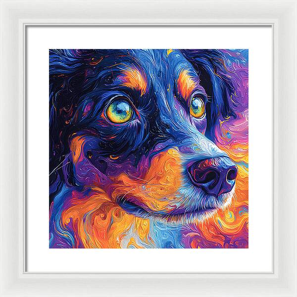 K9 Kaleidoscope - Framed Print