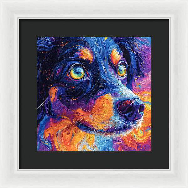 K9 Kaleidoscope - Framed Print