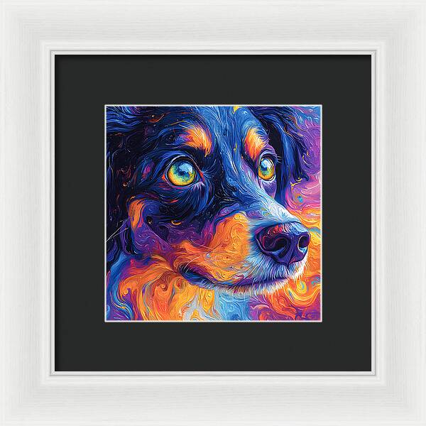 K9 Kaleidoscope - Framed Print