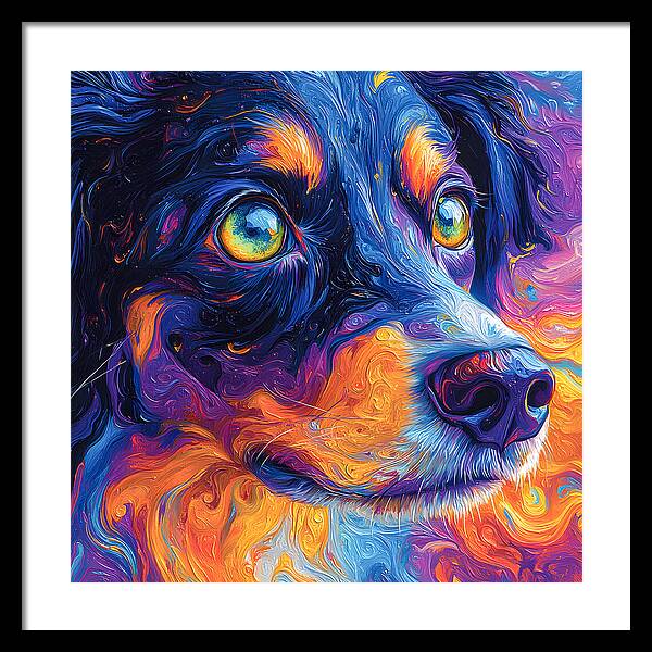 K9 Kaleidoscope - Framed Print