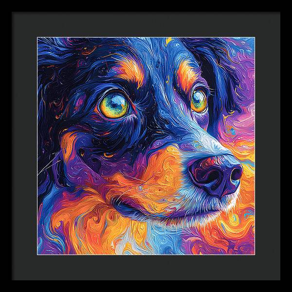 K9 Kaleidoscope - Framed Print