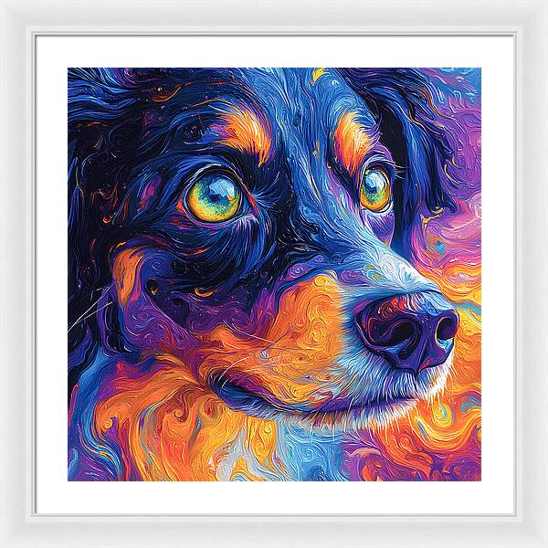 K9 Kaleidoscope - Framed Print