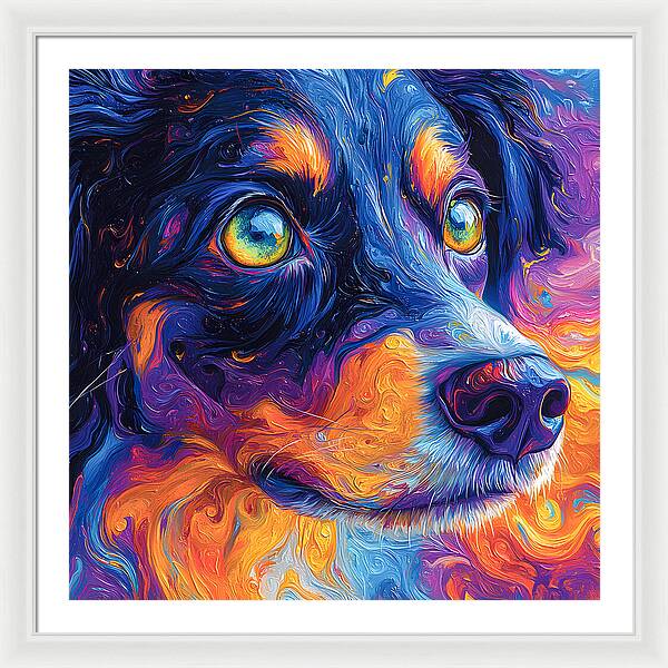 K9 Kaleidoscope - Framed Print