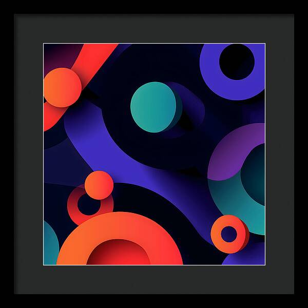 Kinetic Fusion - Framed Print