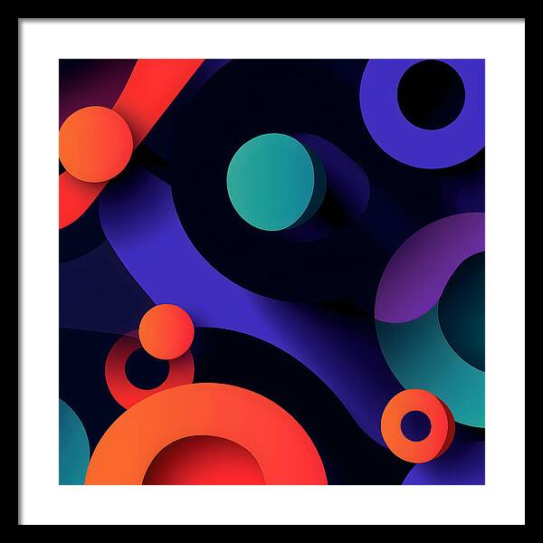 Kinetic Fusion - Framed Print