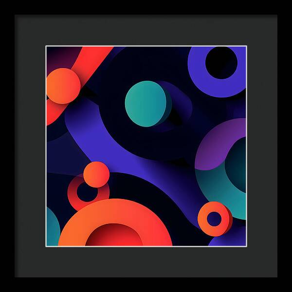 Kinetic Fusion - Framed Print