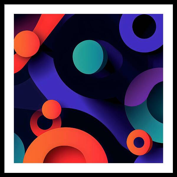 Kinetic Fusion - Framed Print