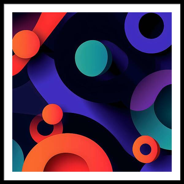 Kinetic Fusion - Framed Print