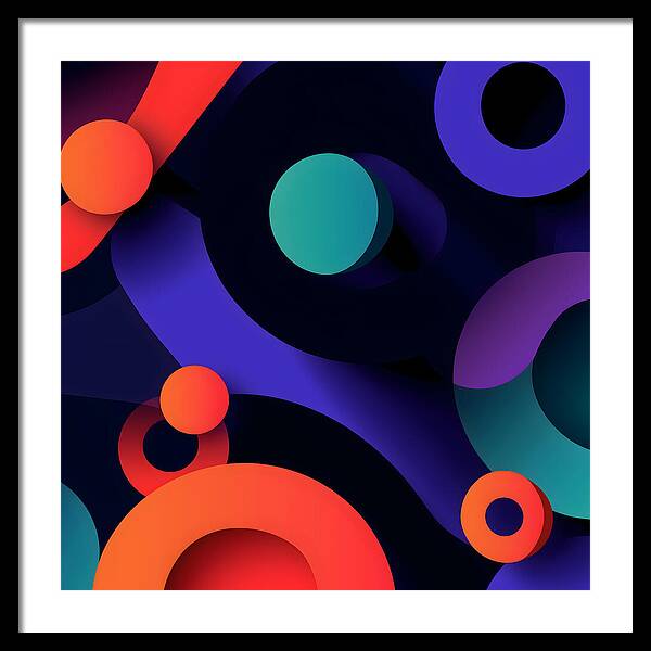 Kinetic Fusion - Framed Print