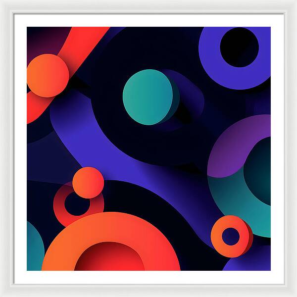Kinetic Fusion - Framed Print