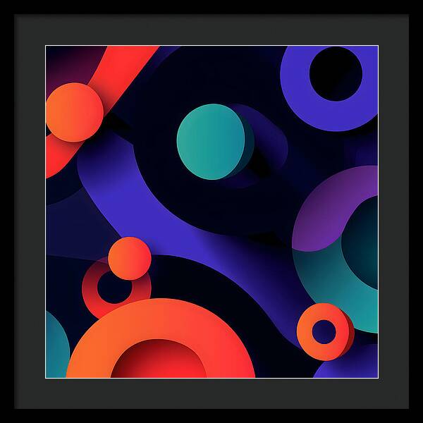 Kinetic Fusion - Framed Print
