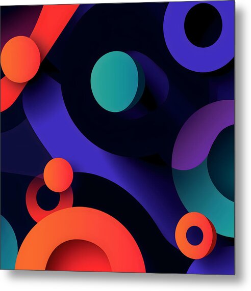 Kinetic Fusion - Metal Print