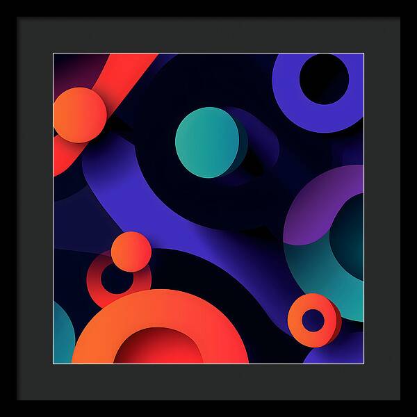 Kinetic Fusion - Framed Print