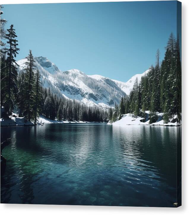 Lakeside Splendor - Canvas Print