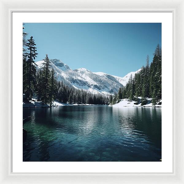 Lakeside Splendor - Framed Print