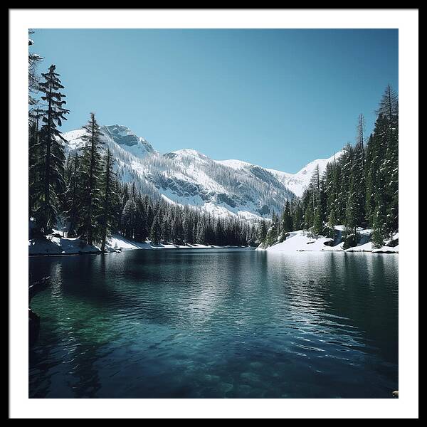Lakeside Splendor - Framed Print