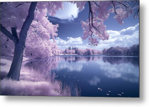 Lavender Tranquility - Metal Print