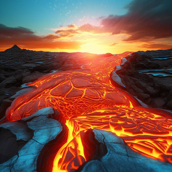 Liquid Fire - Art Print