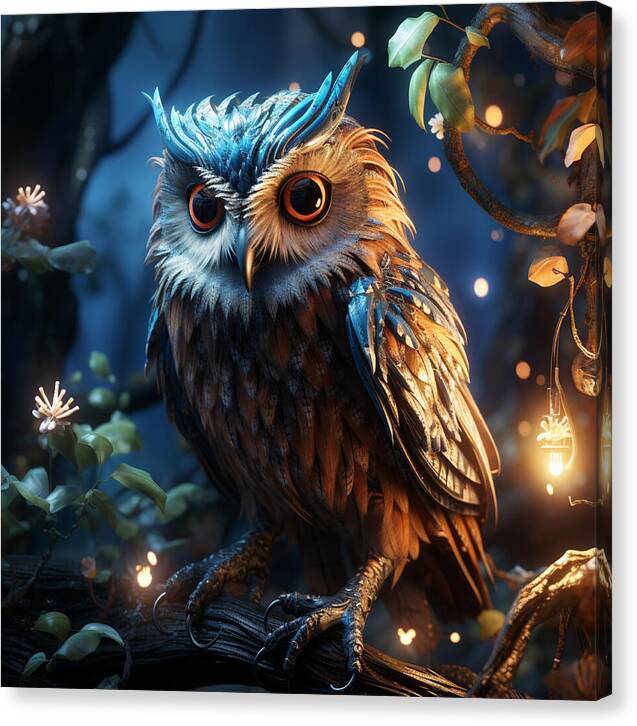 Luminescent Guardian - Canvas Print