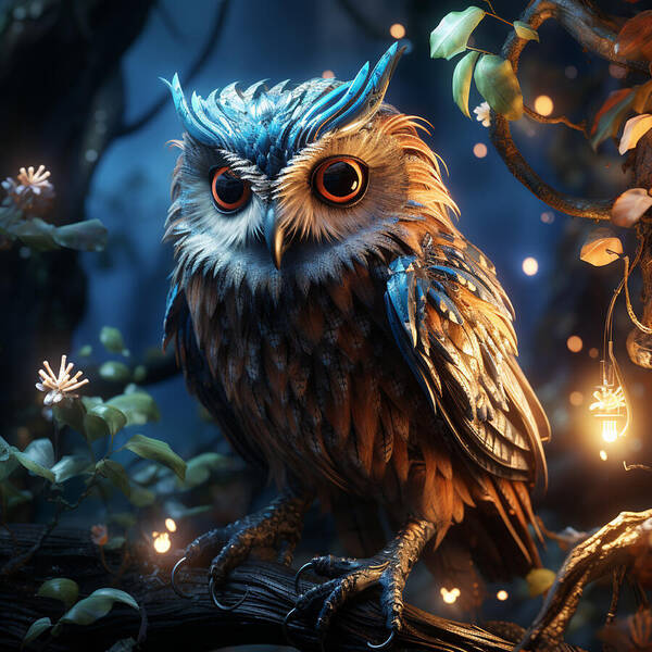 Luminescent Guardian - Art Print