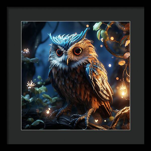 Luminescent Guardian - Framed Print