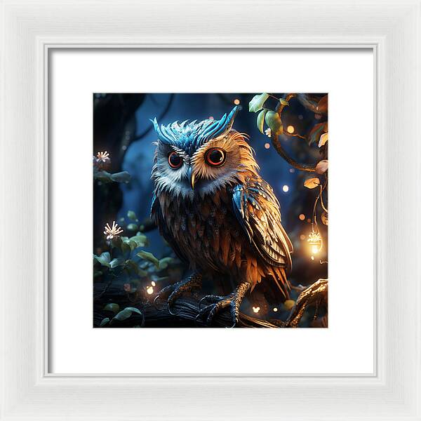 Luminescent Guardian - Framed Print