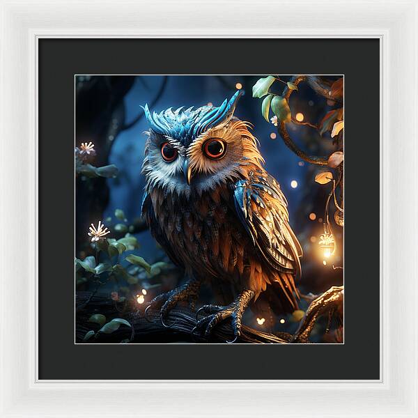 Luminescent Guardian - Framed Print