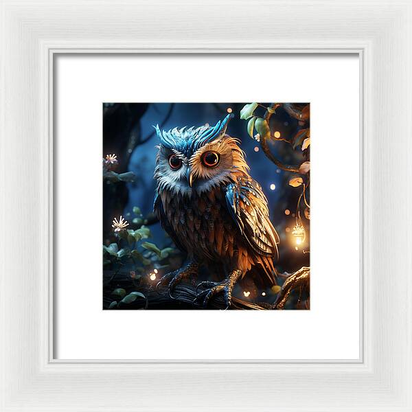 Luminescent Guardian - Framed Print