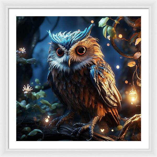Luminescent Guardian - Framed Print