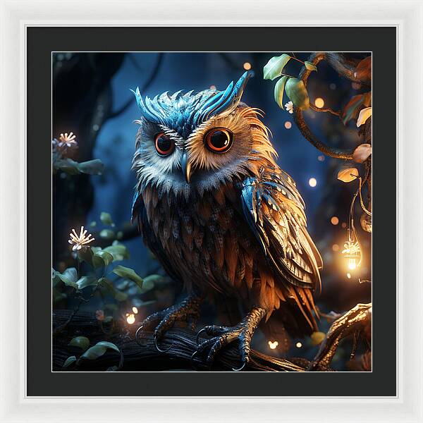 Luminescent Guardian - Framed Print