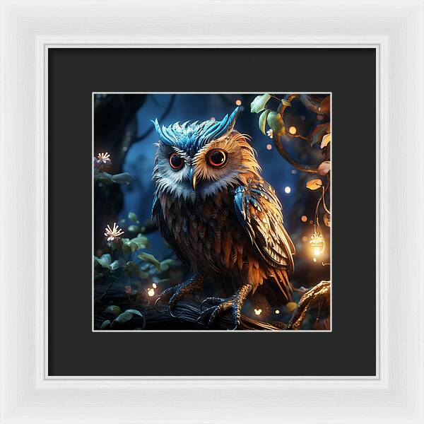Luminescent Guardian - Framed Print