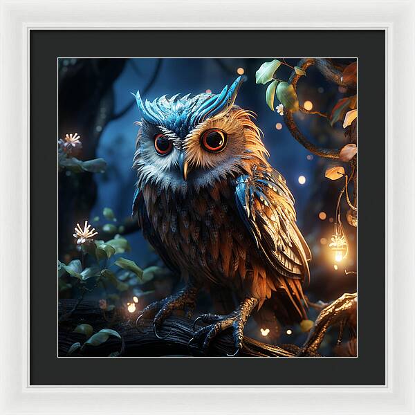 Luminescent Guardian - Framed Print