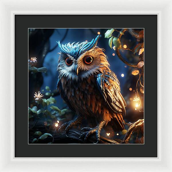 Luminescent Guardian - Framed Print