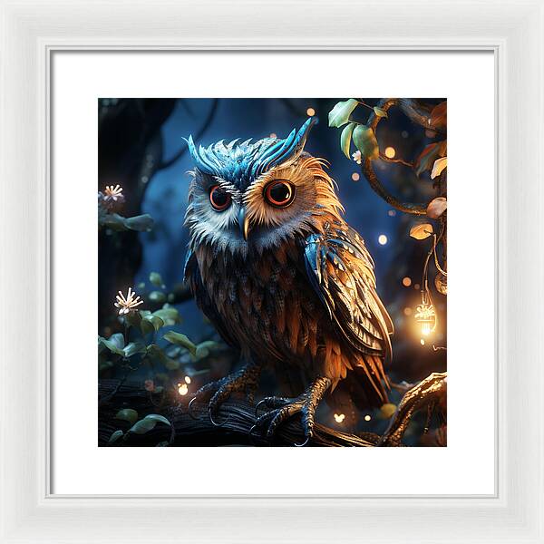Luminescent Guardian - Framed Print