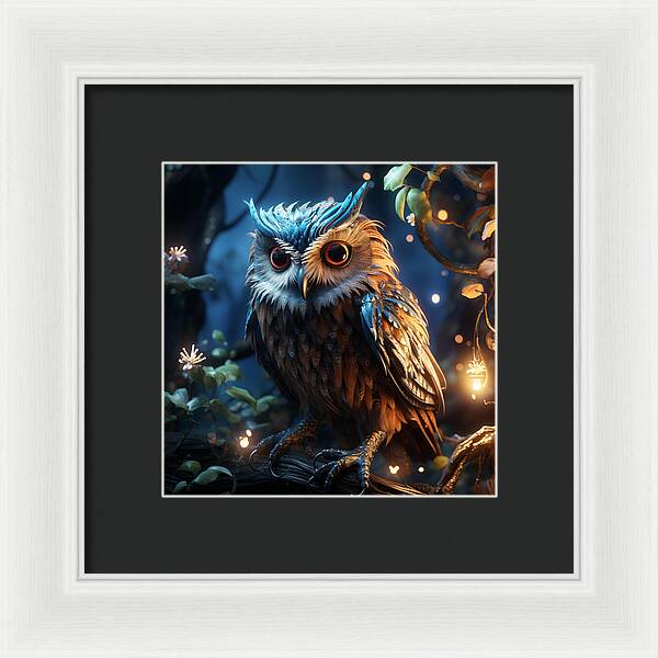 Luminescent Guardian - Framed Print