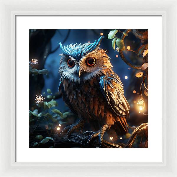 Luminescent Guardian - Framed Print