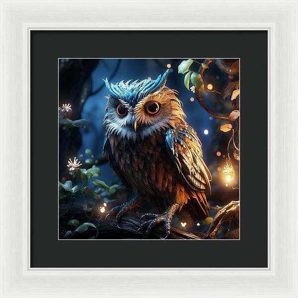 Luminescent Guardian - Framed Print
