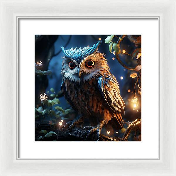Luminescent Guardian - Framed Print