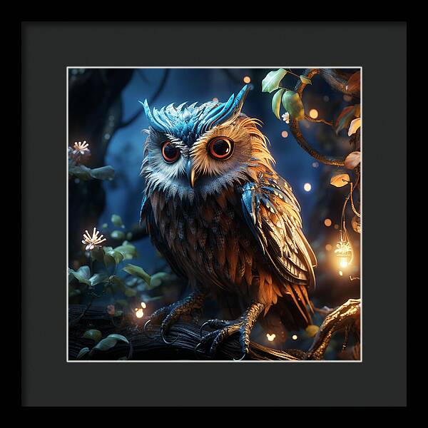 Luminescent Guardian - Framed Print