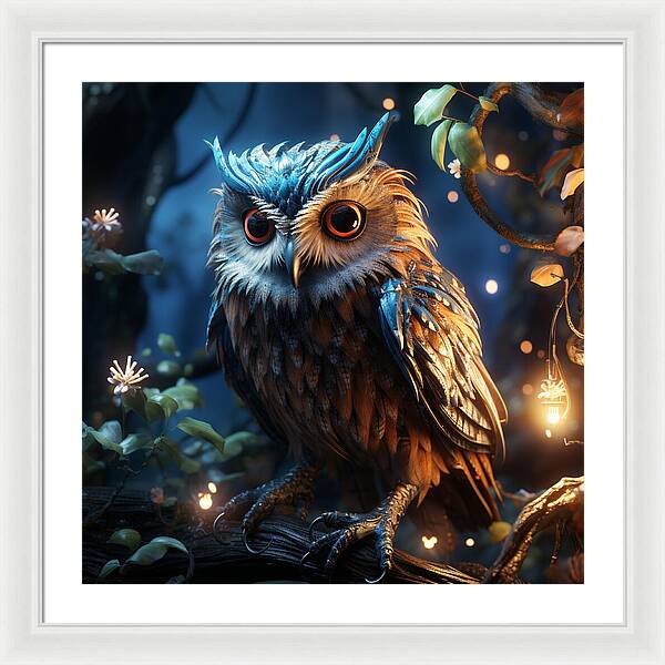 Luminescent Guardian - Framed Print