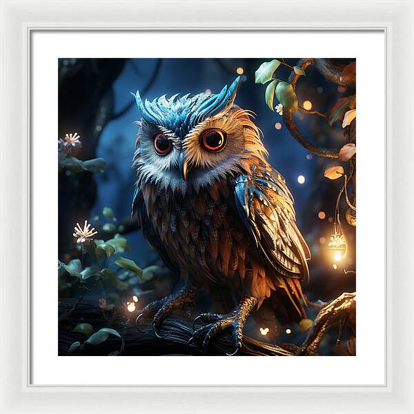 Luminescent Guardian - Framed Print