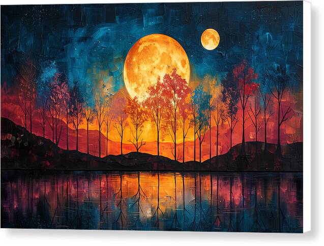 Lunar Echoes - Canvas Print