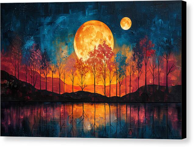Lunar Echoes - Canvas Print