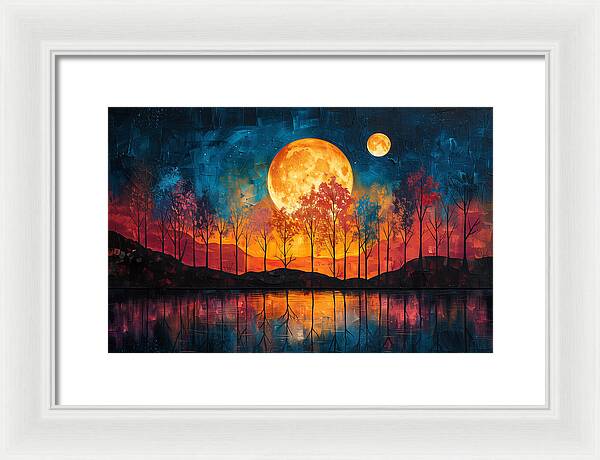 Lunar Echoes - Framed Print