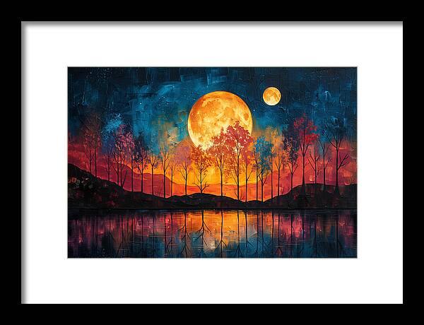Lunar Echoes - Framed Print