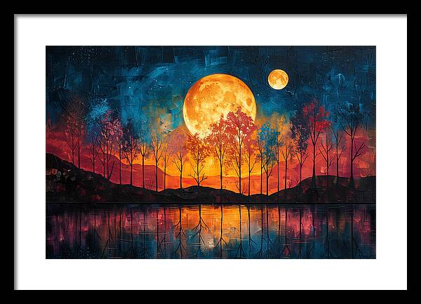 Lunar Echoes - Framed Print